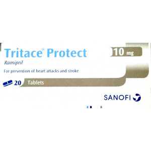 TRITACE PROTECT 10 MG ( RAMIPRIL )  20 TABLETS